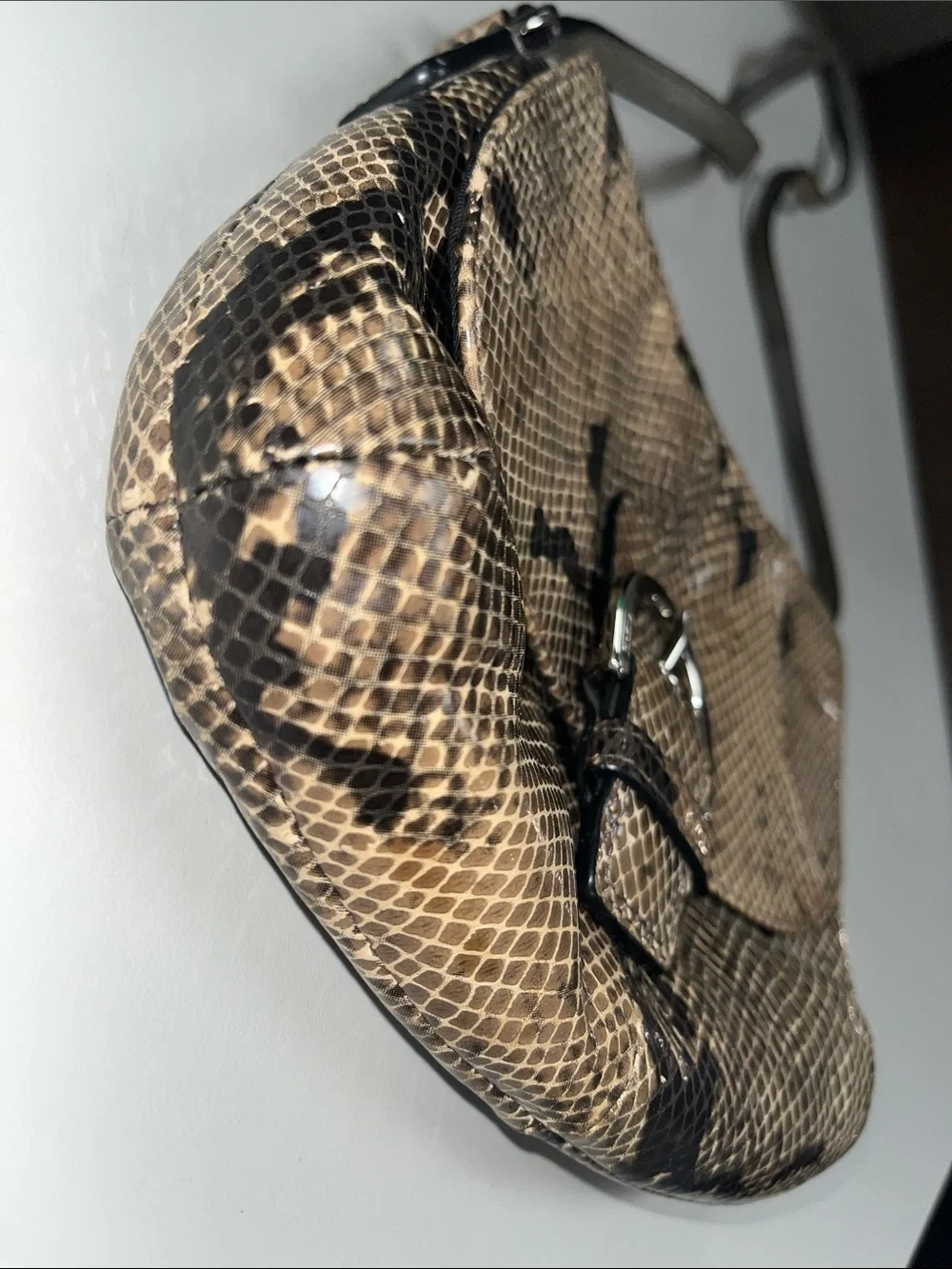 Coach Vintage Soho Leather Snake -Python Print Crossbody Bag